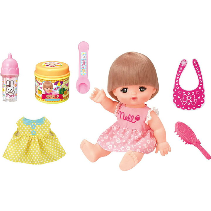 楽天市場】【新品】メルちゃん お人形セット おしょくじ&おせわセット 