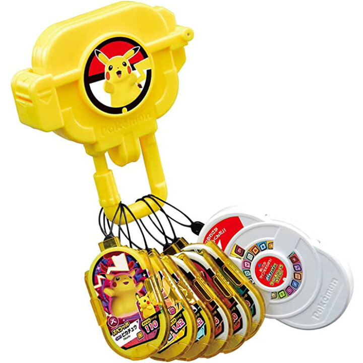楽天市場 スペシャルタグ3枚 タイプあいしょうチェッカー付 ポケットモンスター ポケモン メザスタ タグホルダーセットdx ピカチュウバージョン トイストア コービドー