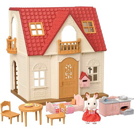 ショコラウサギの女の子付！シルバニアファミリー おうち 【はじめてのシルバニアファミリー】 DH-08お家・人形・家具のセットです！おもちゃ グッズ プレゼント グッズ 誕生日