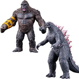 ムービーモンスターシリーズ GODZILLA(2024) EVOLVED ver. + KONG(2024) B.E.A.S.T. GLOVE ver. from 映画『Godzilla x Kong: The New Empire』ソフビフィギュア