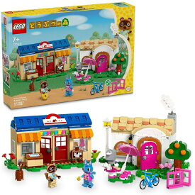 レゴ(LEGO) どうぶつの森 タヌキ商店 と ブーケの家 おもちゃ 玩具 プレゼント ブロック 女の子 男の子 子供 6歳 7歳 8歳 9歳 小学生 たぬきち たぬき商店 ブーケ あつ森 ごっこ遊び 家 おうち 77050 おもちゃ 誕生日