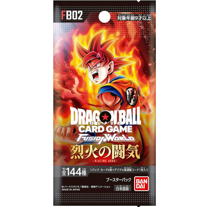 楽天市場】【未開封1パック6枚入り】ドラゴンボールスーパーカード