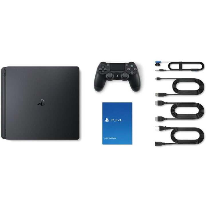 楽天市場】PlayStation 4 ジェット・ブラック 500GB (CUH-2200AB01  