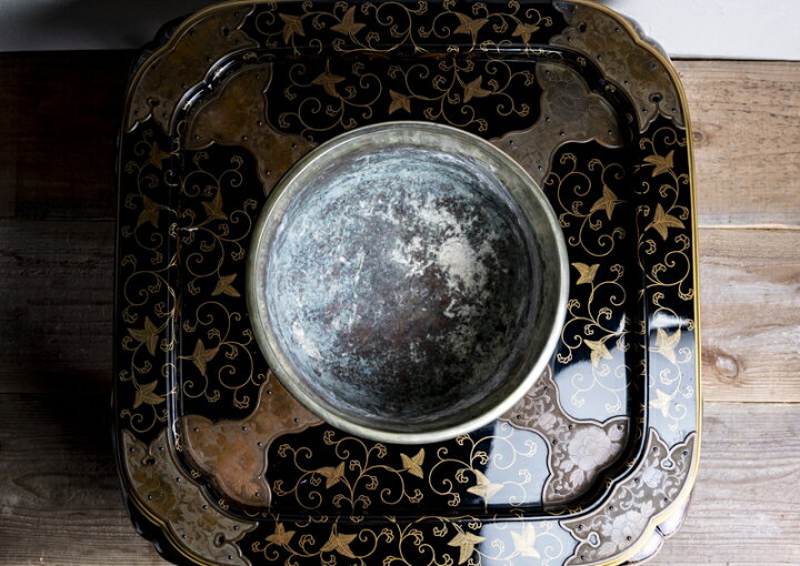 楽天市場】骨董○金蒔絵唐草文大名火鉢○ | 江戸時代-18-19世紀頃 