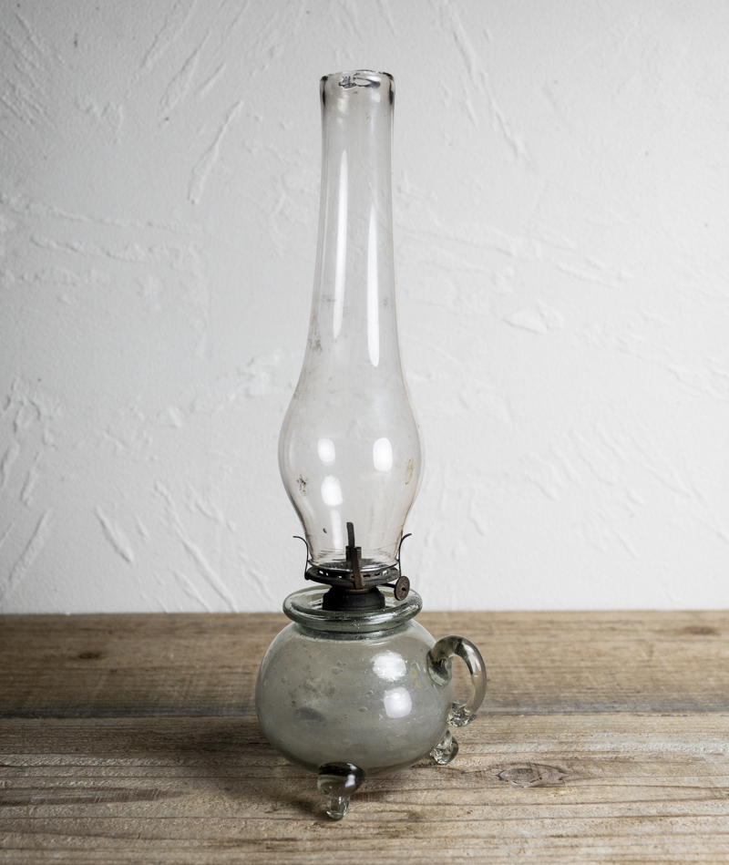 【楽天市場】骨董 和ガラス卓上オイルランプ | 明治時代-19世紀頃 