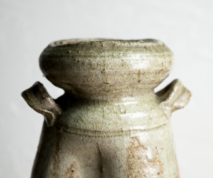 楽天市場】骨董○伊賀焼耳付花生○一風在銘 | 20世紀頃 | 陶器 | 花器 