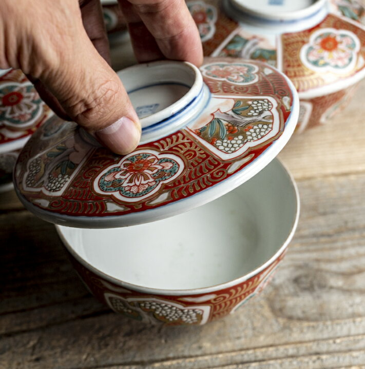 楽天市場】骨董◇古伊万里金襴手蓋付碗◇ | 江戸後期-19世紀頃 | 磁器 