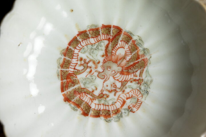 楽天市場】骨董○柿右衛門色絵龍文鎬深鉢○古伊万里 | 江戸中期-18世紀 