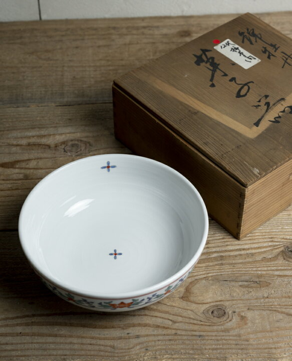 楽天市場】骨董○柿右衛門錦牡丹文鉢○渦福 | 菓子器 / 十二代柿右衛門 