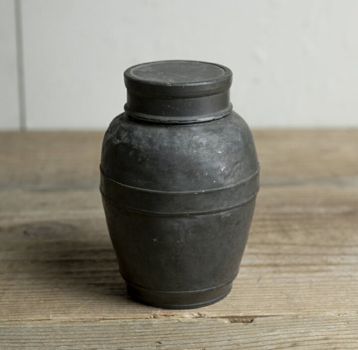 楽天市場】骨董○古錫茶入○中国古玩 | 清朝時代-19世紀頃 | 錫製 