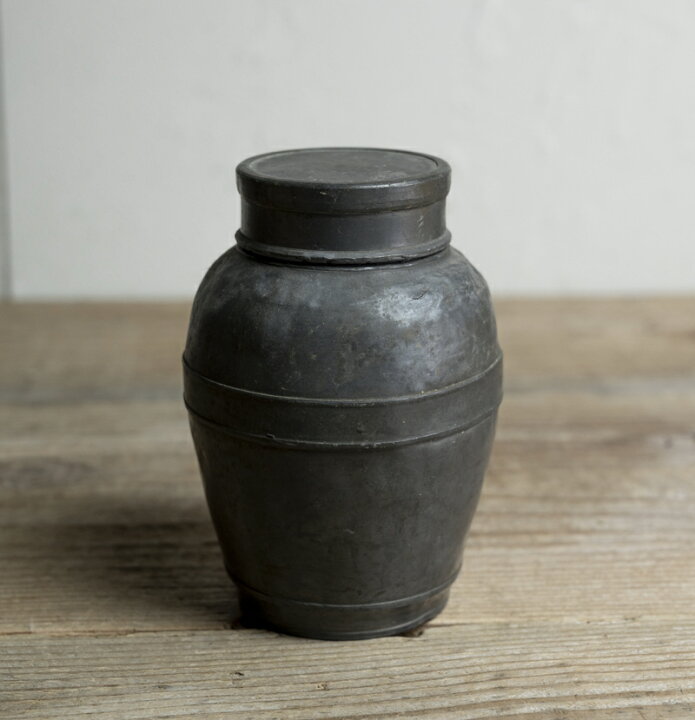 楽天市場】骨董○古錫茶入○中国古玩 | 清朝時代-19世紀頃 | 錫製 