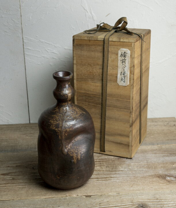 楽天市場】骨董○古備前へこみ徳利○備前焼 | 江戸時代 | 陶器 | 酒器  