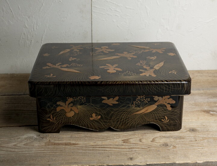 楽天市場】骨董○金蒔絵大根蕪図文箱○ふみ箱 / 文房具 | 江戸後期-19 