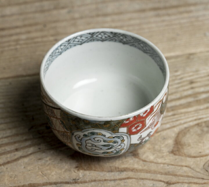 楽天市場】骨董○古伊万里金襴手龍鳳凰文コロ茶碗○ | 江戸時代-18-19 