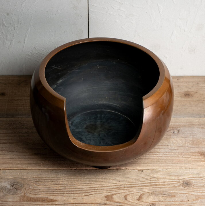 楽天市場】骨董○唐銅大西風炉○釜師寿英 / 作 | W34cm | 共箱 | 20 