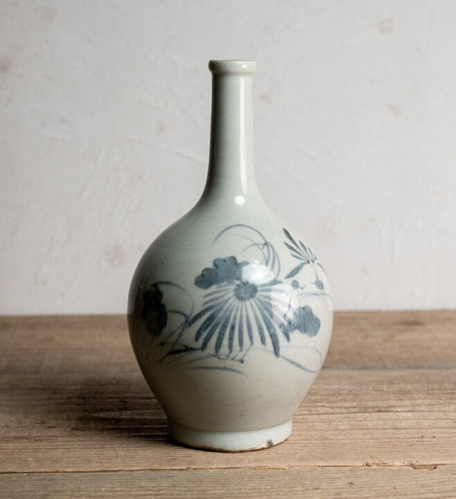 楽天市場】骨董○古伊万里染付菊文徳利○ | 江戸中期-19世紀頃 | 磁器 