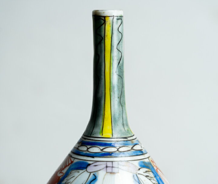 楽天市場】骨董○古伊万里色絵御神酒徳利○H22.6cm / 大型 | 江戸後期 
