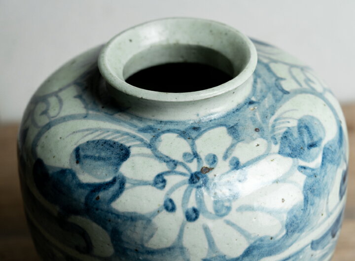 楽天市場】骨董○安南染付花文壺○ | ベトナム-17-18世紀頃 | 磁器 