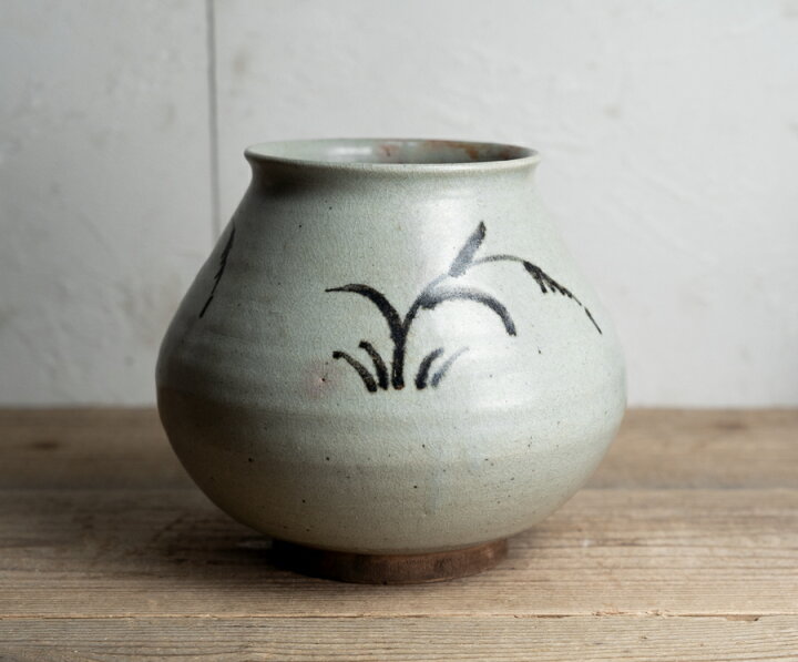 楽天市場】骨董○絵唐津草文壺○ | 明治時代 - 19世紀頃 | 陶器 | 花器 