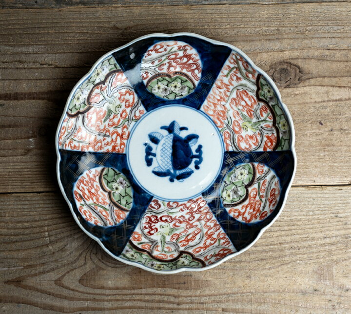楽天市場】骨董○古伊万里染錦鳳凰文皿○W23.7cm | 古伊万里 / 御荘焼 