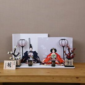 雛人形 ひな人形 親王飾り 小三五親王 金彩 刺繍雛 高級雛人形 おしゃれ モダン インテリア 紺 赤 ラベンダー 紫 工房天祥オリジナル 宮びやかシリーズ 初節句 お祝い ひな祭り