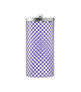 盆提灯 回転筒 完成型 中 紫 小玉柄 盆提灯 モダン 盆提灯 盆提灯 お盆 お盆飾り 新盆 初盆 お供え