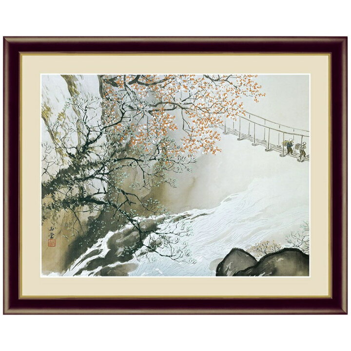 楽天市場】絵画 アート 額絵 日本の名画 日本画 額飾りインテリア 春潤 