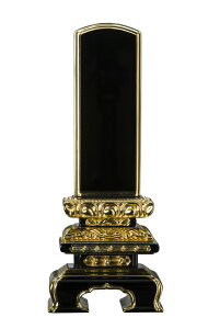 位牌 仏具 塗位牌 モダン位牌 おしゃれ 文字入れ 文字堀り 戒名 戒名入れ 塗り位牌 お位牌 本位牌 名入れ 夫婦 連名 四十九日 法要 49日 純面金 千倉座 4寸 4.0寸 48-6