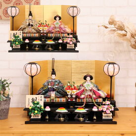 ひな人形 工房天祥オリジナル 新古今雛 小三五親王飾り 正絹帯 金屏風 高級雛人形 雛人形 初節句 お祝い ひな祭り 桃の節句