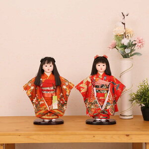 市松人形 齊藤公司作 10号 愛ちゃん 正絹金彩友禅 雛人形 ひな人形 初節句 お祝い