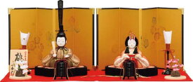 2023年 一秀新作 親王飾 (桃山雛0号)コンパクト モダン おしゃれ かわいい 木目込み
