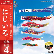 にじいろ-黒鯉4m・単品