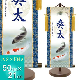 五月人形 名前旗 節句 端午の節句 札 名前札 天祥オリジナル 男の子用名前旗 遊鯉 中 モダン 初節句 男の子