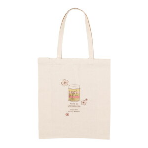 不二の梅こぶ茶 エコバッグ(たためるコットンタイプ) コットン 梅こぶ茶 不二の梅こぶ茶柄 エコバッグ ショッピングバッグ お買い物袋 折り畳み式 オリジナルグッズ