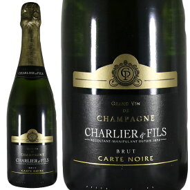 ドメーヌ シャルリエ エ フィス カルト ノワール ブリュットDomaine Charlier Fils Champagne Carte Noire BrutNo.108325