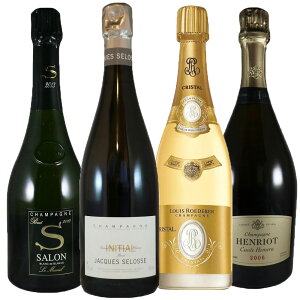 T 2015 WbNEZX CjV NX^ ܂4{ZbgCHAMPAGNE SALON BRUT BLANC DE BLANCJACQUES SELOSSE SUBSTANCE Brut Blanc de BlancsNo.100873 No.116093 No.105293 No.109583