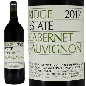 ���b�W ���B�����[�Y �G�X�e�[�g �J�x���l�\�[���B�j���� 2017Ridge Vineyards Estate Cabernet SauvignonNo.117328