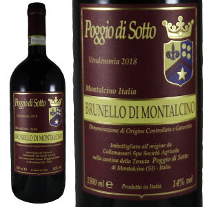 �|�b�W�� �f�B �\�b�g �u���l�b�� �f�B �����^���`�[�m 2018 �}�O�i���T�C�Y1500mlPoggio di Sotto Brunello di Montalcino MGNo.115516