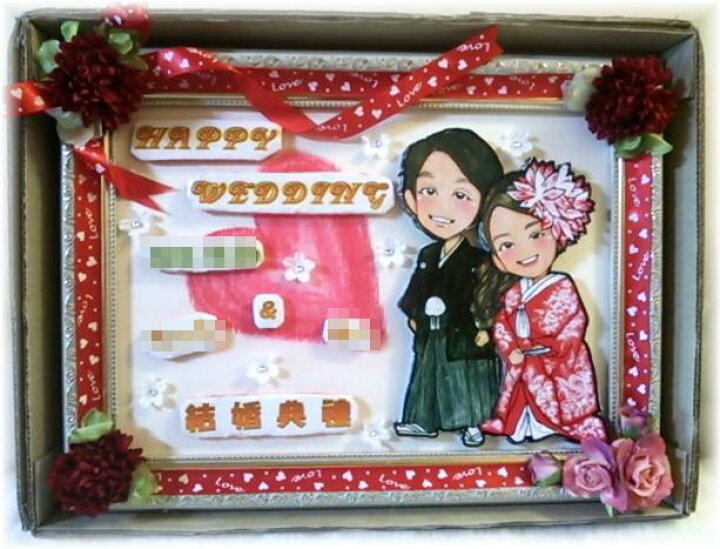 楽天市場 似顔絵 ウェルカムボード 似顔絵 手描き ギフト プレゼント 結婚 ウェディング 結婚記念日 誕生日 開業 新築 オリジナル 手作り 世界に一つ お祝い イラスト 結婚式 結婚祝い オリジナル 送料無料 こぶたの花や