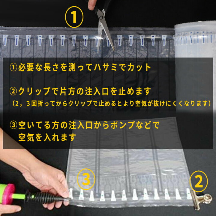 楽天市場】緩衝材 隙間埋め 業務用 エア緩衝材 12*25cm ピロータイプ 