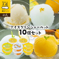 【ポイント5倍】 【送料無料】アイスクリーム アイスクリンシャーベット10個セット【冷凍】 2026 土佐高…
