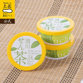 【3個セット】池川せん茶アイス3個／高知アイス【RCP】