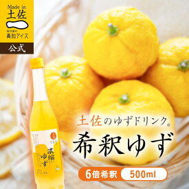 希釈ゆずドリンク500ml／高知アイス【クール商品との同梱不可】【RCP】※北海道・沖縄県は別途送料 敬老の日 ギフト お中元 お歳暮 希釈