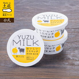 【3個セット】ゆずミルクアイス3個／高知アイス【RCP】