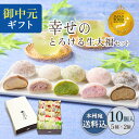御中元 和菓子 お菓子 夏ギフト お中元【送料込！幸せのとろける生大福セット10個入】 ランキング1位 JFSグランプリ受…
