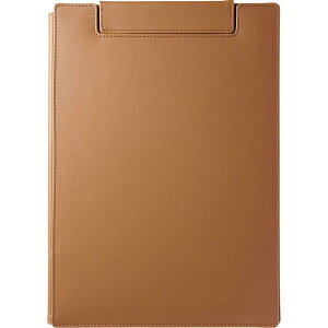 キングジム クリップボード レザフェス 合皮 カバー付 A4ヨコ キャメル 1932LU-CA