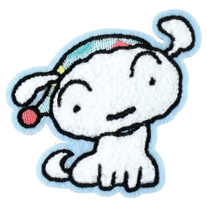 ティーズファクトリー クレヨンしんちゃん モコモコ刺繍ステッカー パジャマシロ KS-5546810SI