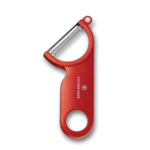 VICTORINOX(ビクトリノックス) ポテトピーラー 野菜やフルーツの皮を楽にむけるピーラー レッド 皮むき 芽取り付き 人間工学に基づいた軽量ハンドルを採用 食洗器対応 7.6073