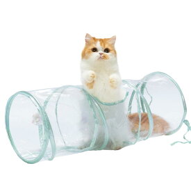 猫壱 キャットトンネル クリア 猫おもちゃ