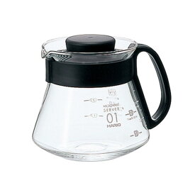 HARIO (ハリオ) V60 レンジサーバー 360ml 1~3杯用 ブラック コーヒーサーバー耐熱ガラス 日本製 XVD-36B